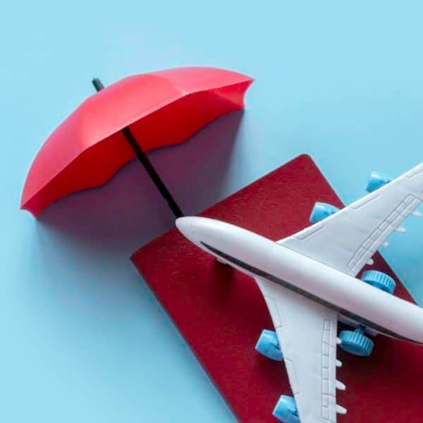 Travel insurance concept.