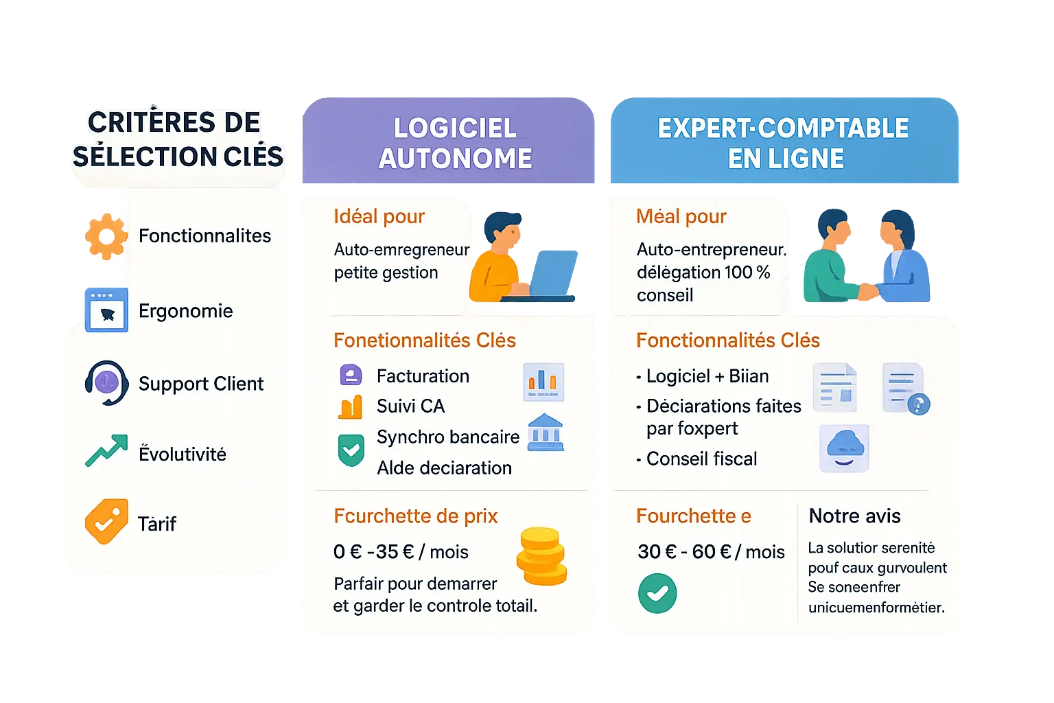 comparaison logiciel autonome vs expert comptable en ligne