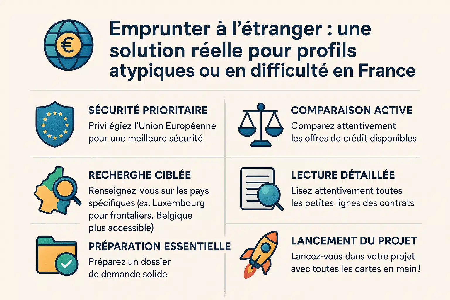 Crédit à l'étranger : conseils clés