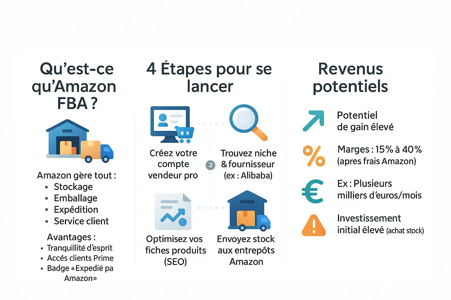 Illustration Amazon FBA