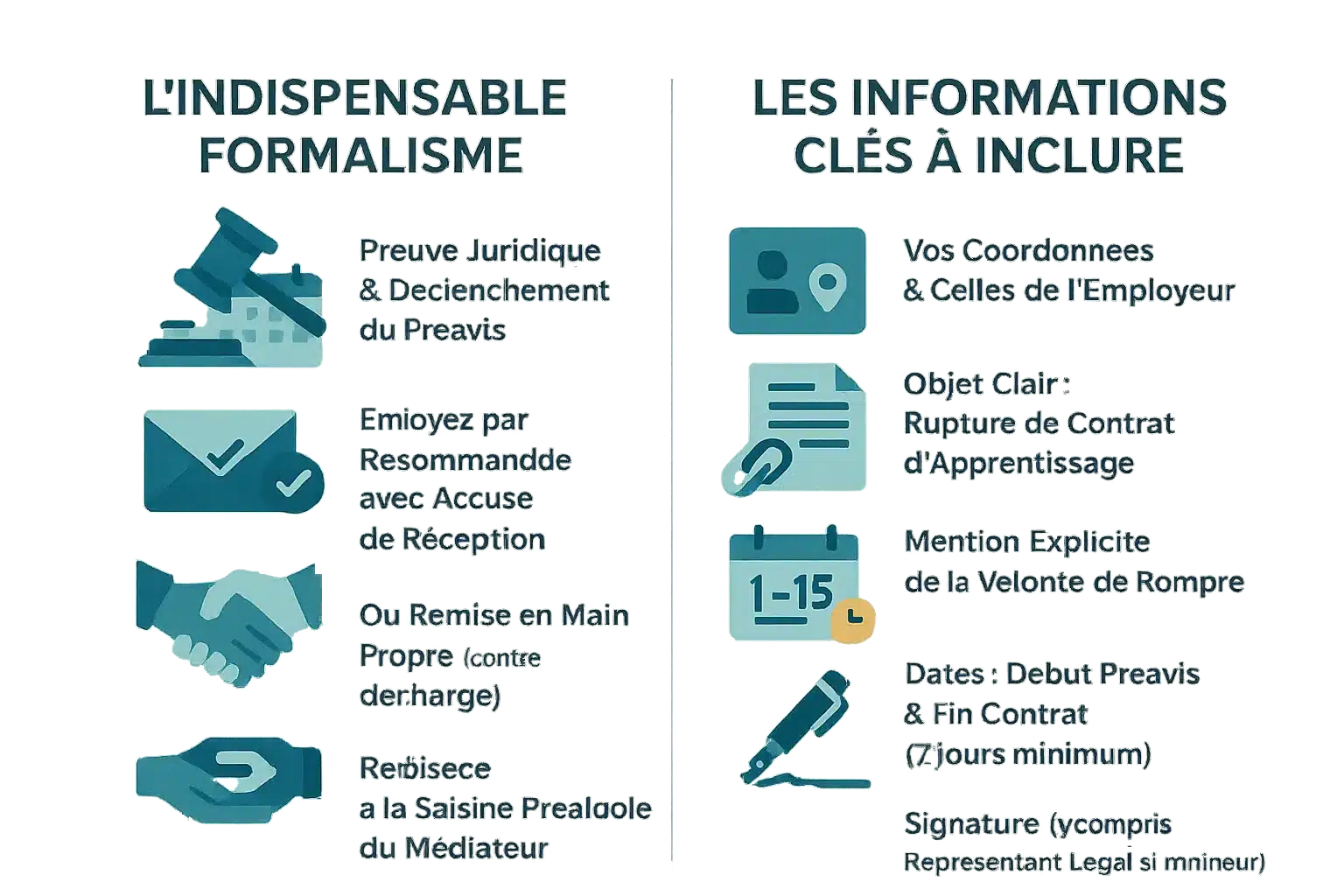 Guide pratique pour la rupture de contrat d'apprentissage