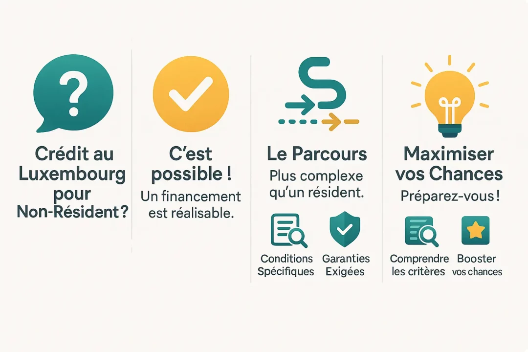 Illustration d'un non-résident obtenant un crédit au Luxembourg