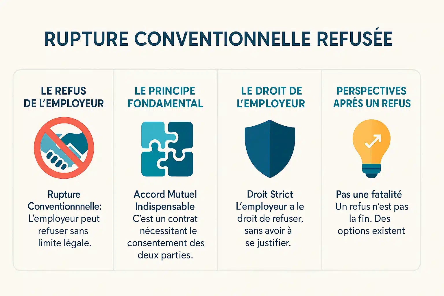 Illustration d'une rupture conventionnelle refusée
