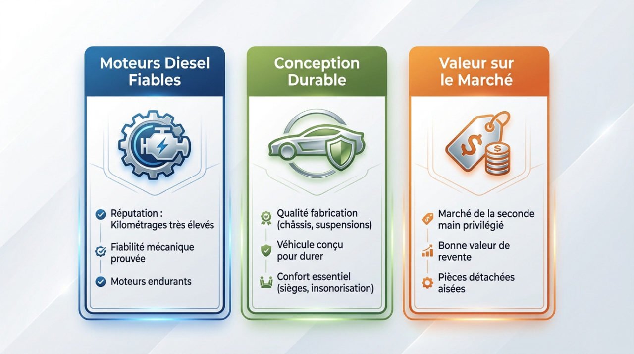 Mercedes robuste et durable adaptée aux besoins des gens du voyage