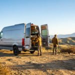 Mountain Vista Van Exploration At Sunset