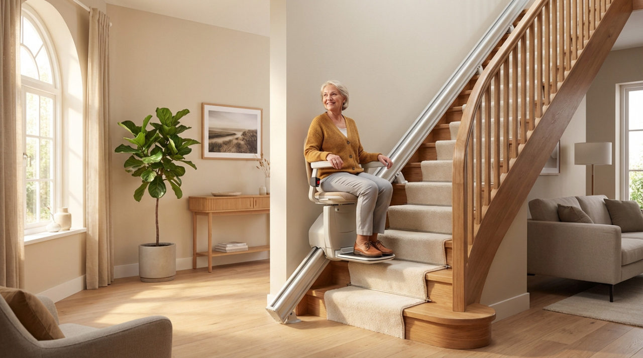 Regained Home Independence With A Modern Stairlift