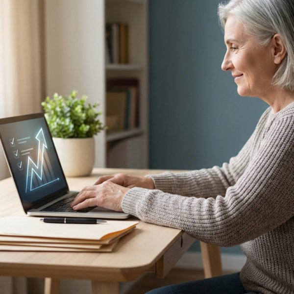 Seniors Financial Clarity At Home Office