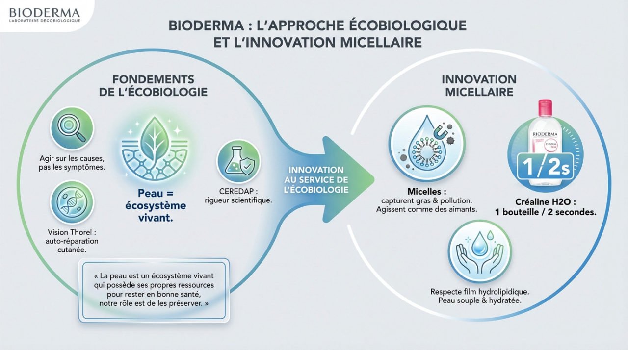 Bioderma écobiologie et innovation micellaire