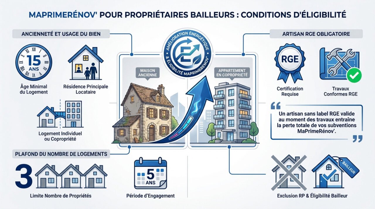 Rénovation énergétique d'un logement locatif avec MaPrimeRénov