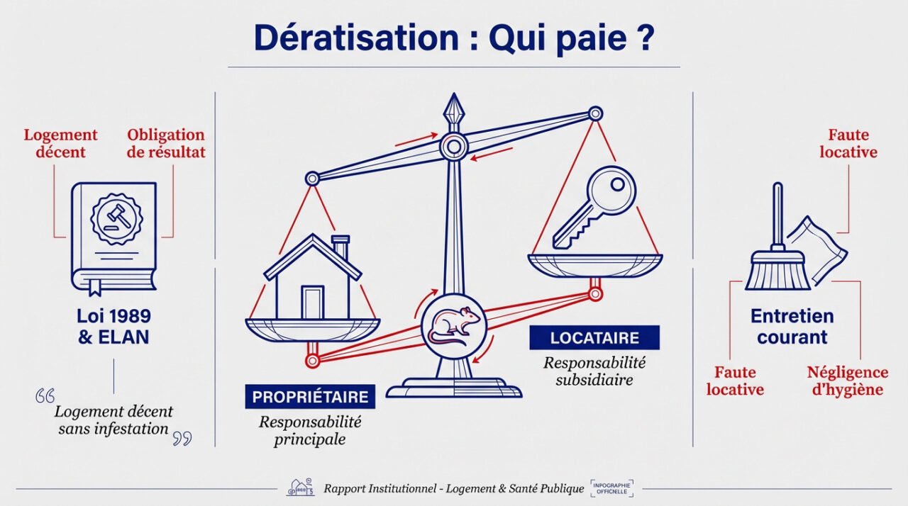 Litige dératisation entre propriétaire et locataire