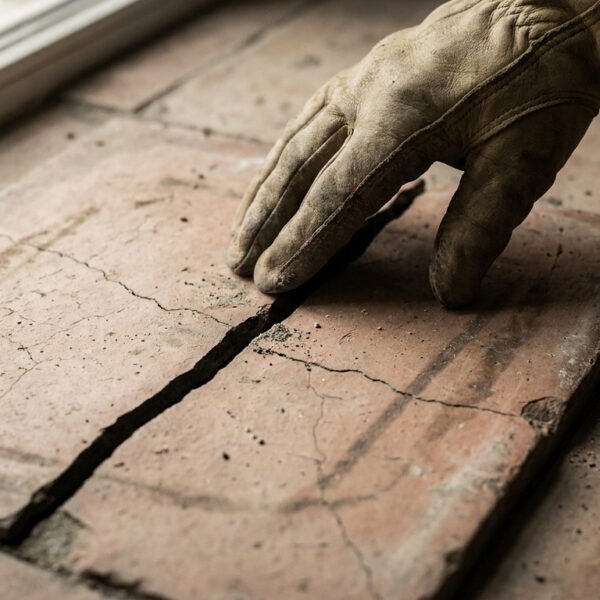 Fissure sur carrelage ancien :…