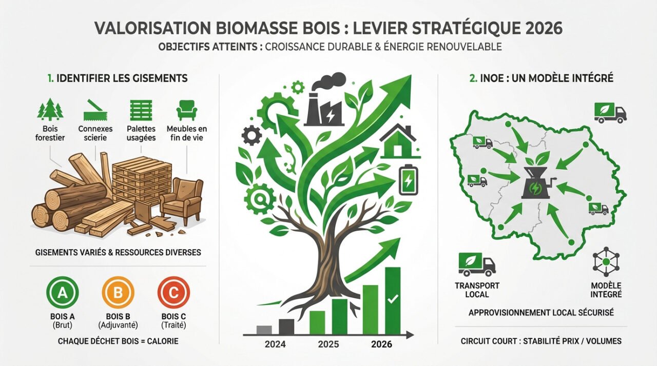 Plateforme de stockage et valorisation de biomasse bois énergie